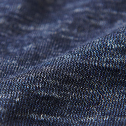 [免運費] 亞麻針織男士長袖套頭衫（混色海軍藍）&lt;M/L&gt; 第2張的照片