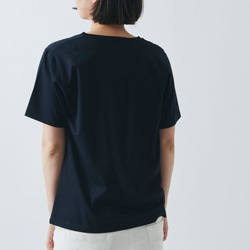 【SALE】HANDROOM WOMEN'S Vネックカットソー カーキ ［ladies S/M］ 9枚目の画像