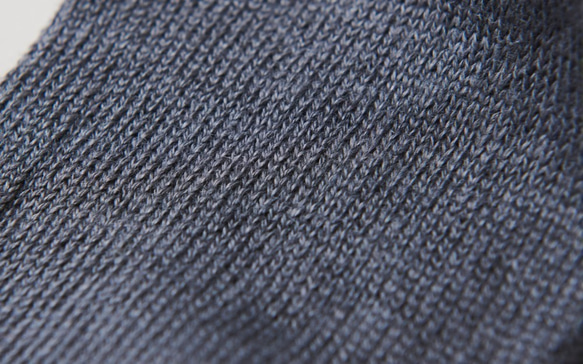 亞麻針織襪子（深灰色）女士 第2張的照片