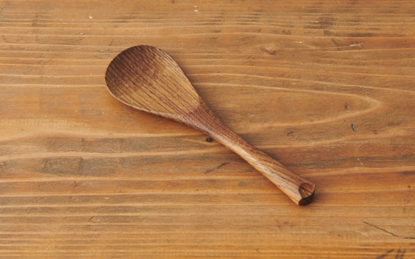 [Restock] Teak server spoon (oil and beeswax finish) 第1張的照片