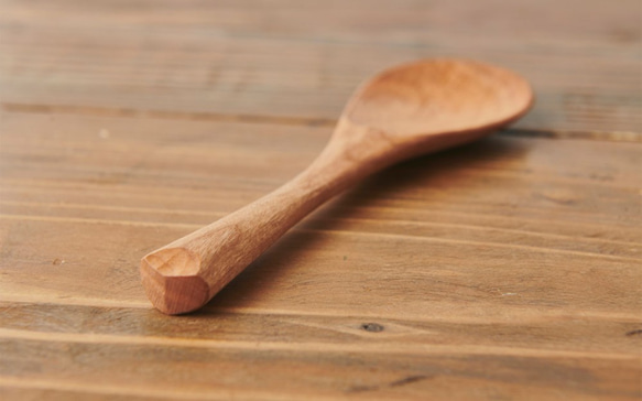 [Restock] Teak server spoon (oil and beeswax finish) 第4張的照片