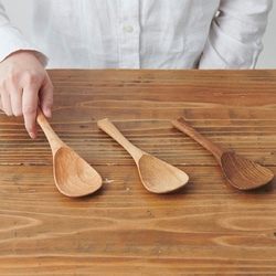 [Restock] Teak server spoon (oil and beeswax finish) 第6張的照片