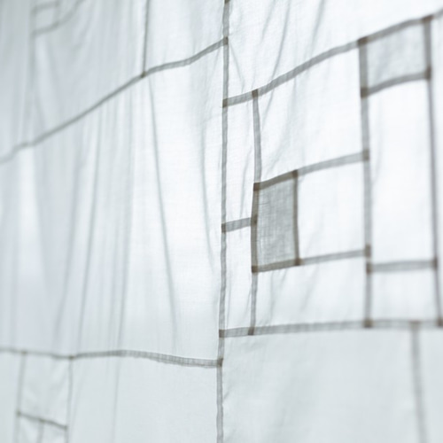 受注製作】オーダーメイドのポジャギカーテン｜コットン×リネン
