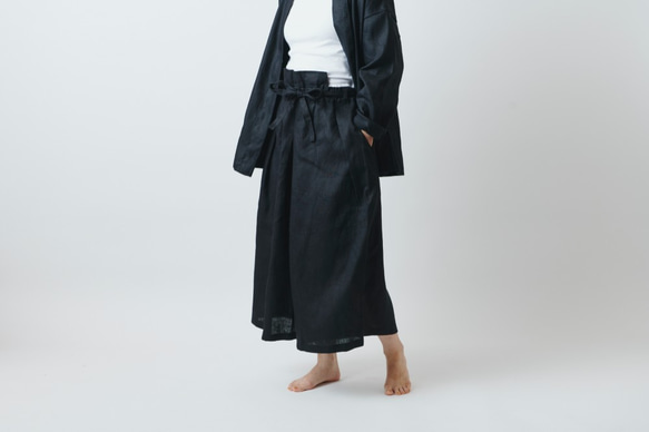 和服 | 袴褲 | 5 色亞麻布料 [男女通用均碼] 第3張的照片