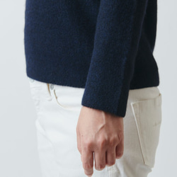 【sale】enrica cashmere&wool knit / beige 9枚目の画像