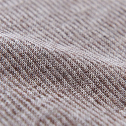 亞麻針織條紋毛巾紫色 x 白色 第2張的照片