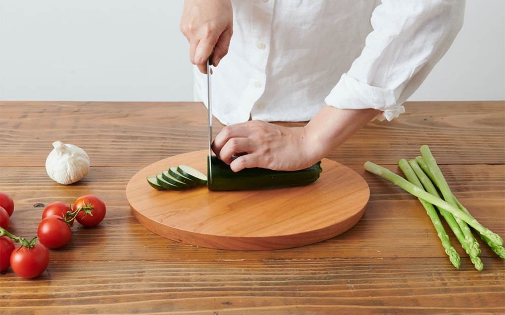 【再入荷】チェリーのカッティングボード　楕円