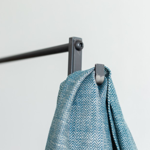 バーの長さオーダー可】アイアンハンガーラック｜家具未満シリーズ