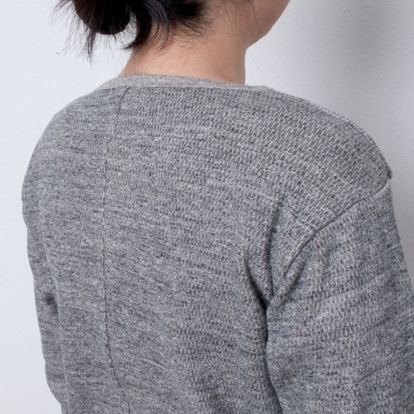 [補貨] yohaku 棕色棉質保暖長袖內衣 | 木炭石南花 | 男女皆宜 4 種尺寸 第12張的照片