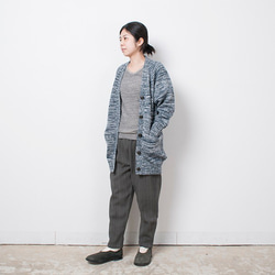 [補貨] yohaku 棕色棉質保暖長袖內衣 | 木炭石南花 | 男女皆宜 4 種尺寸 第16張的照片