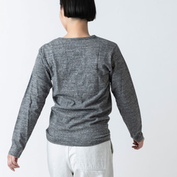 yohaku TUTU 長袖 T 卹 | 木炭石南色 | 男女皆宜 3 種尺寸 第3張的照片