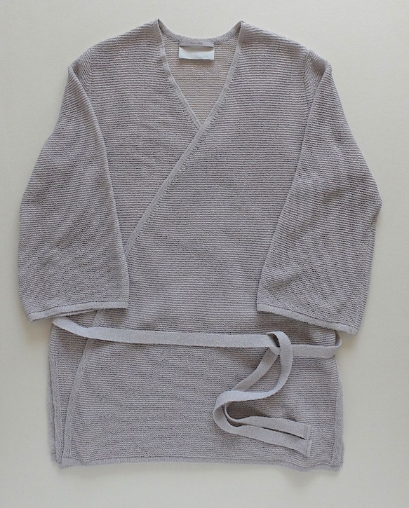 enrica夏季針織禮服灰色 第4張的照片