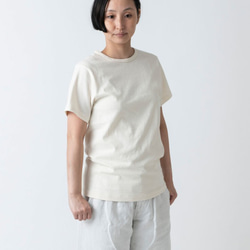 【在庫限り】yohaku TUTU ショートスリーブTシャツ｜チャコール杢｜ユニセックス3サイズ 7枚目の画像