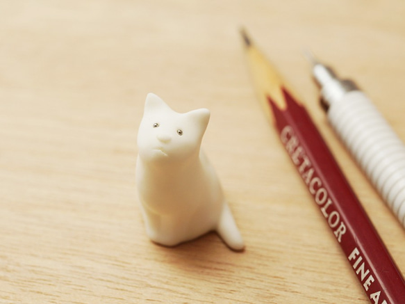 Cat minifigure“ Mini 1”樹脂模型。小小的桌面內飾 第4張的照片