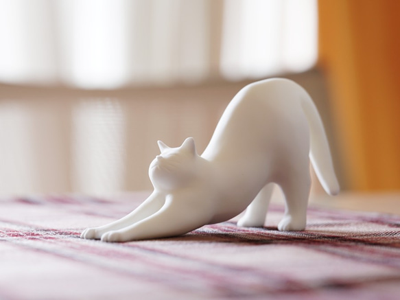 你想和一隻貓住在一起嗎？ “拉伸貓”家庭室內。樹脂圖 第3張的照片