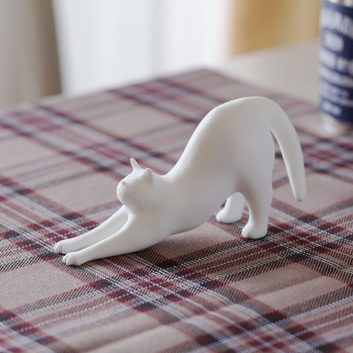 15体セット LENOX レノックス シンブル 指ぬき フィギュア 猫 ちびネコと暮らしませんか？「伸び猫」お家のインテリア。レジン