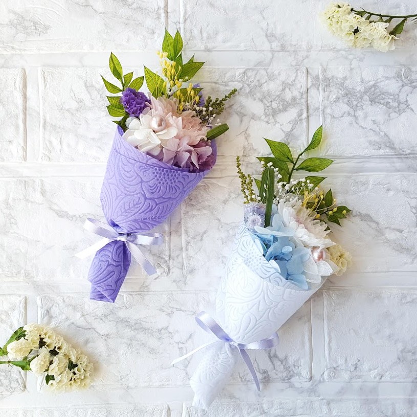 かわいいお供えブーケ Mサイズ お仏壇やペット用仏花にも