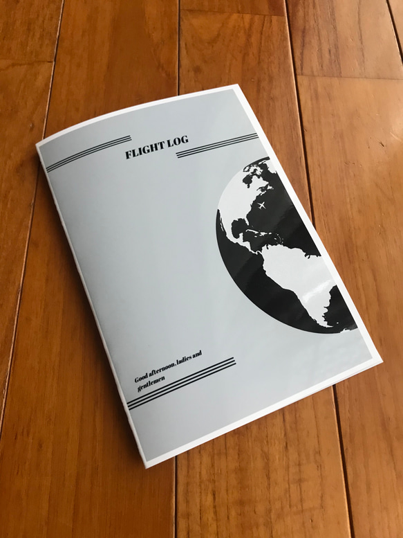 【10冊セット】フライトログブック【飛行機の特別なノート】 2色から選べる】飛行機の特別なノート ✈︎ フライトログブック