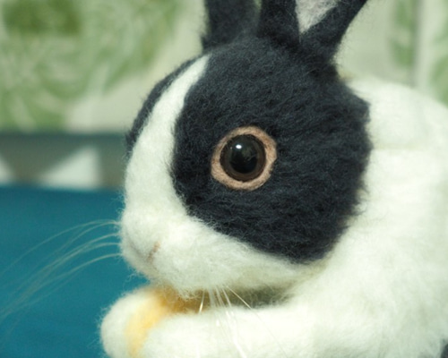 ハンドメイド　リース　アニマル　うさぎ　パンタ　ヤギ　羊毛フェルト　テディベア 動物のお友だち 手作りキット うさぎ ひつじ パンダ 羊毛
