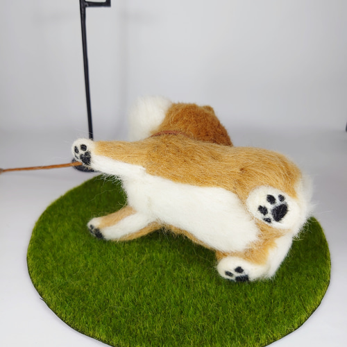 羊毛フェルト柴犬 拒否犬 - メルカリ