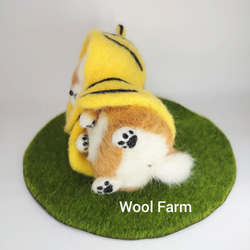 トラ柴犬　～Wool Farm～　羊毛フェルト 6枚目の画像