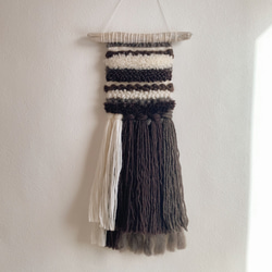 wallhanging "darkbrown×white" 2枚目の画像