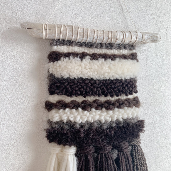 wallhanging "darkbrown×white" 3枚目の画像