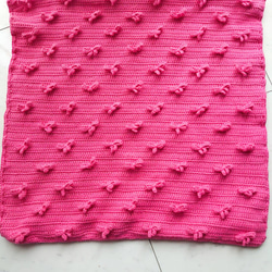 クッションカバー リボン ピンク 3枚目の画像