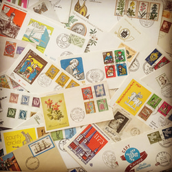 海外ヴィンテージ FDC/初日カバー & 投函済封筒 6枚セット その他素材