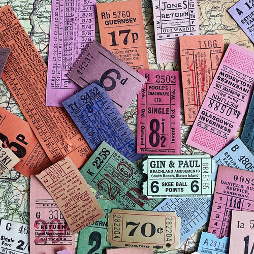 ヴィンテージ【レア】ロールチケット【1m】海外チケット 海外