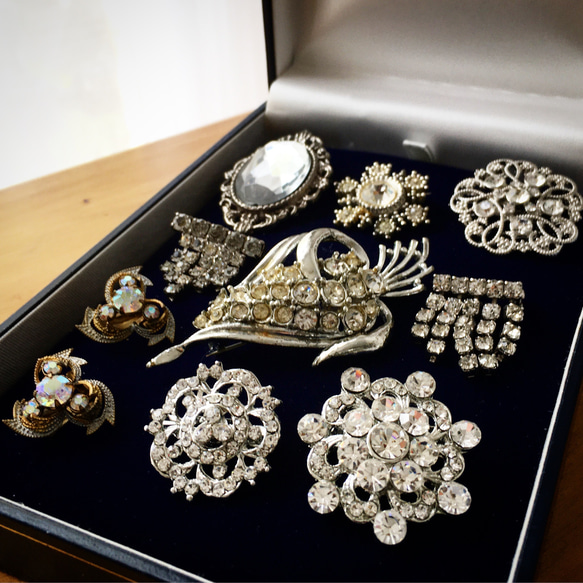 ビンテージ ロイヤルドルトン ネックレス イヤリング 花 モチーフ