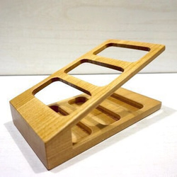 3ストック リモコンスタンド 【アルダー】 1枚目の画像