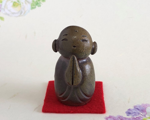 備前焼のお地蔵さん（小）（笑顔ver.） その他置物 Bizenyaki Chizu
