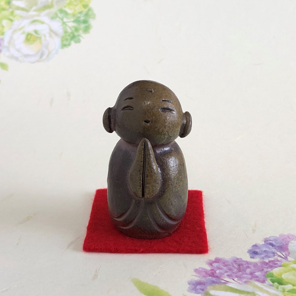 備前焼のお地蔵さん（小）（笑顔ver.） その他置物 Bizenyaki Chizu