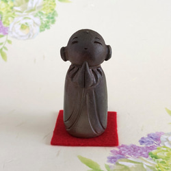 備前焼のお地蔵さん（小）（笑顔ver.） その他置物 Bizenyaki Chizu
