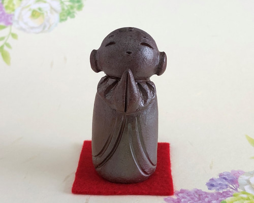 備前焼のお地蔵さん（大）（笑顔ver.) その他置物 Bizenyaki Chizu