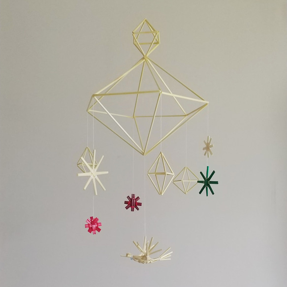 Creema限定] 一点ものクリスマス2025 モビール きのこさん 通販