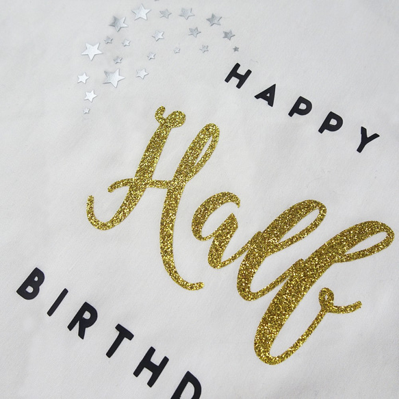 BIG HALF 半歲生日連體衣 ♡ 包含姓名和出生日期 第3張的照片