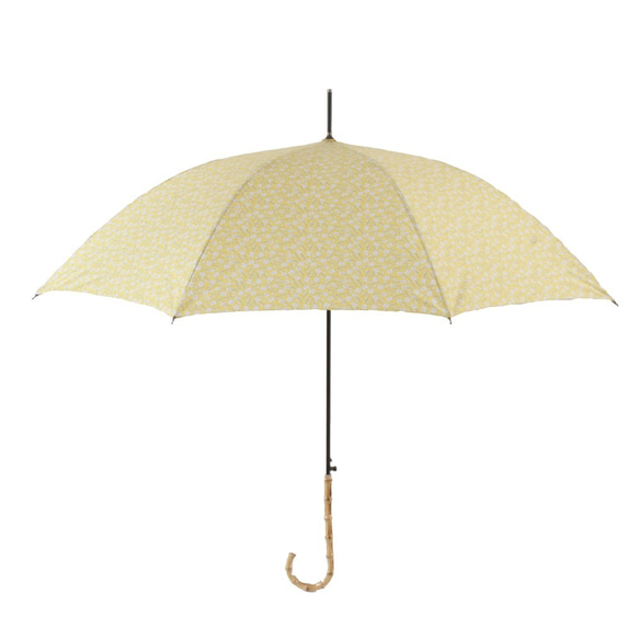 竹の傘 blowing flower yellow 晴雨兼用 長傘 ALCEDO 161019 日傘 雨傘 11枚目の画像