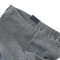 孕婦開衩羅紋打底褲 希瑟灰色 適合早孕晚期孕婦 ALCEDO 第4張的照片