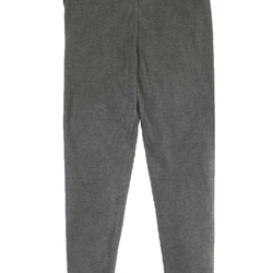 孕婦開衩羅紋打底褲 希瑟灰色 適合早孕晚期孕婦 ALCEDO 第5張的照片