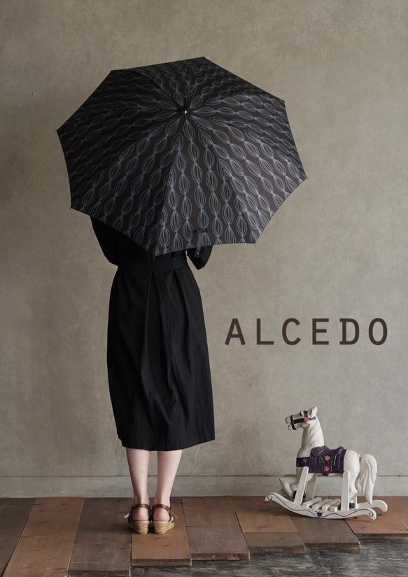 竹傘洋蔥 深色晴雨長傘 ALCEDO 161007 遮陽傘 雨傘 洋蔥 第9張的照片