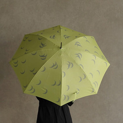 竹の傘 moon yellow 晴雨兼用 長傘 ALCEDO 161012 日傘 雨傘 黄色 9枚目の画像