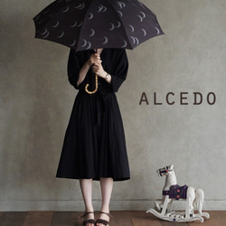 【預約特賣】竹傘moon black 日曬雨淋長傘 ALCEDO 161013 遮陽傘 第10張的照片