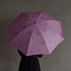 竹傘 月粉紅 防曬防雨長傘 ALCEDO 161017 陽傘傘 月亮粉紅色 第9張的照片