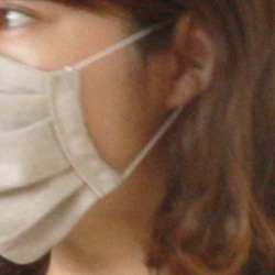 マスク用丸ゴム紐 直径3mm 10メートル　白 3枚目の画像