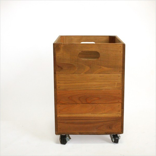 woodbox ペットボトル収納箱 蓋付き 2リットル 6本収納 受注生産 収納