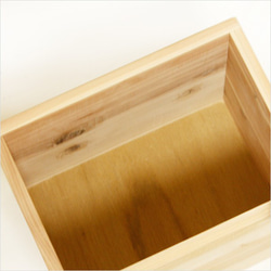 ウッドファイルボックス　サイズM　木製　 3枚目の画像