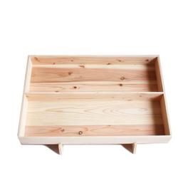 木製傾斜台　マルシェ用　受注生産　用品　家具　木箱　収納　展示用 4枚目の画像