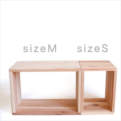 オープンシェルフ　木製　sizeM 受注生産　サイズオーダー可能　キャットタワー　棚　サイドテーブル　ラック 本棚 収納 10枚目の画像